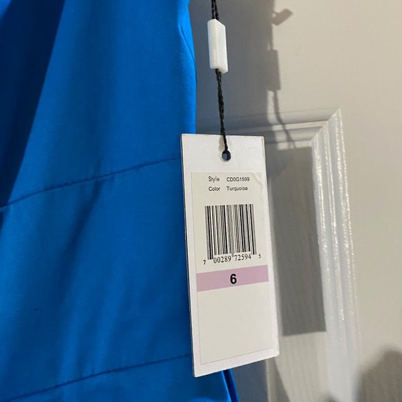 NWT Calvin Klein Turquoise Dress size 6 - Picture 3 of 5